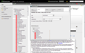 Links setzen funktioniert in der QM-Software genauso einfach wie auf einer Website und Sie haben zusätzliche Symbole für ein schnelles Erfassen der Inhalte zur Verfügung